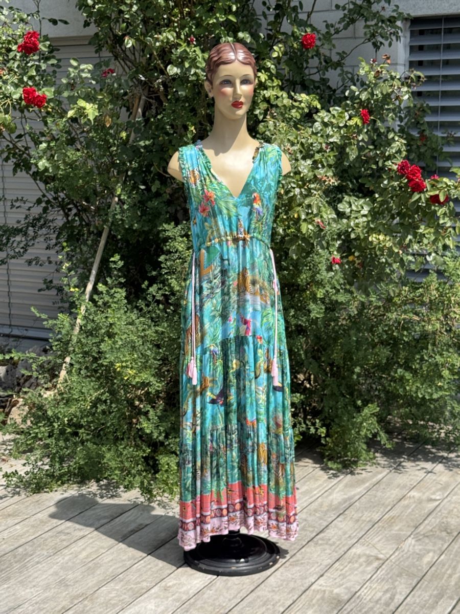 Vestiti: Max-Sommerkleid im Dschungelprint Gr. 38 – Usato da Lostorf venduto da Ka_schmi 1