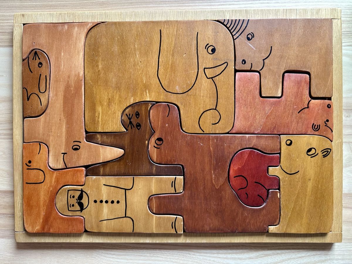 Puzzles: Holzpuzzle Tiere – Gebraucht aus Arni AG von