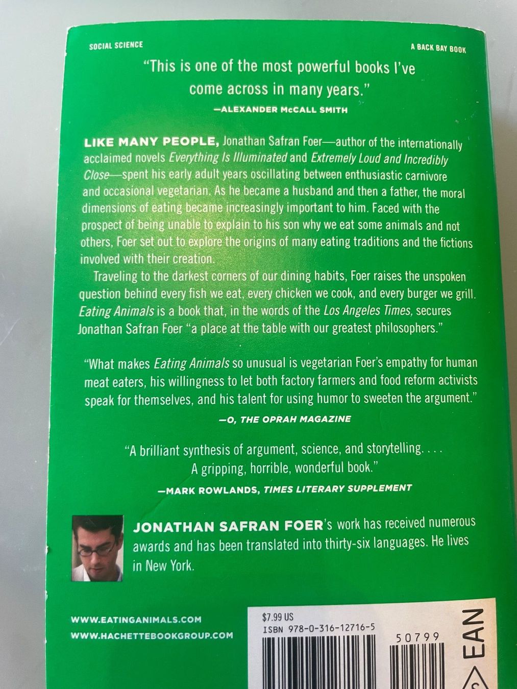 Libri: "Eating Animals" by Jonathan Safran Foer – Usato da Genève venduto da lailas_things 4