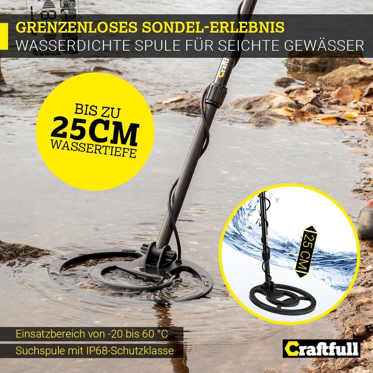 Zubehör: Craftfull Metalldetektor XPlorer Pro – Neu und originalverpackt aus Bottighofen von zaap 3