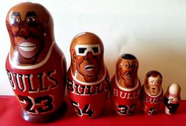 Poupée Russe /Matriochka NBA Chicago Bulls