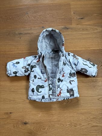 Winterjacke mit Tiermuster, Top Zustand, Grösse 56