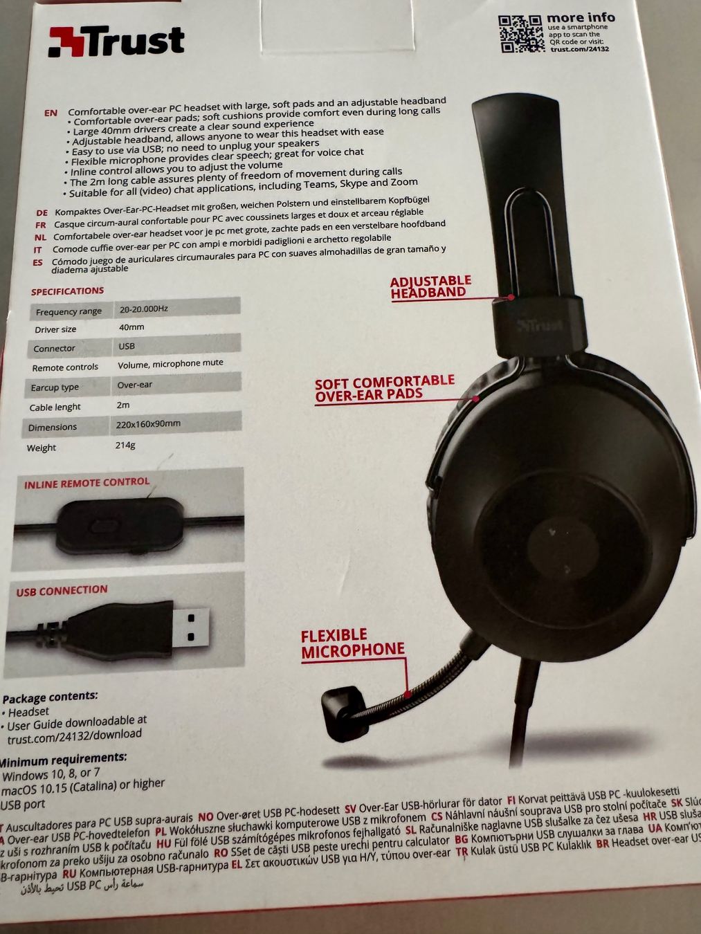 Trust Casques audio: Trust USB-Headset for PC + Laptop – Neuf (Voir description) à Rothenthurm par WalterliTell 1