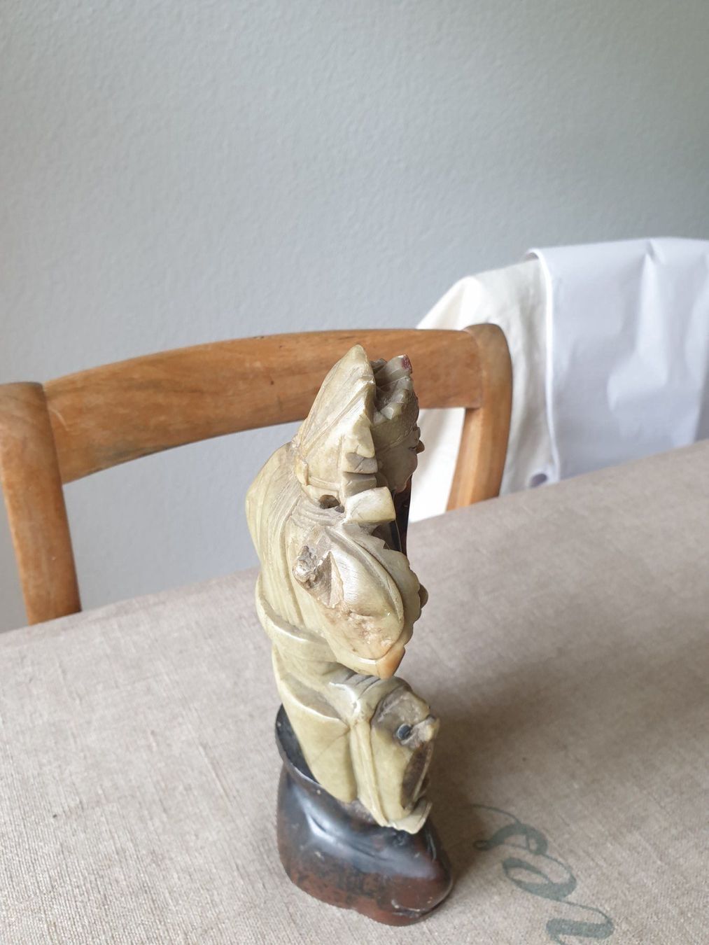 Skulpturen & Statuen: China Specksteinfigur auf Sockel – Gebraucht aus Bottmingen von sandy_2 5