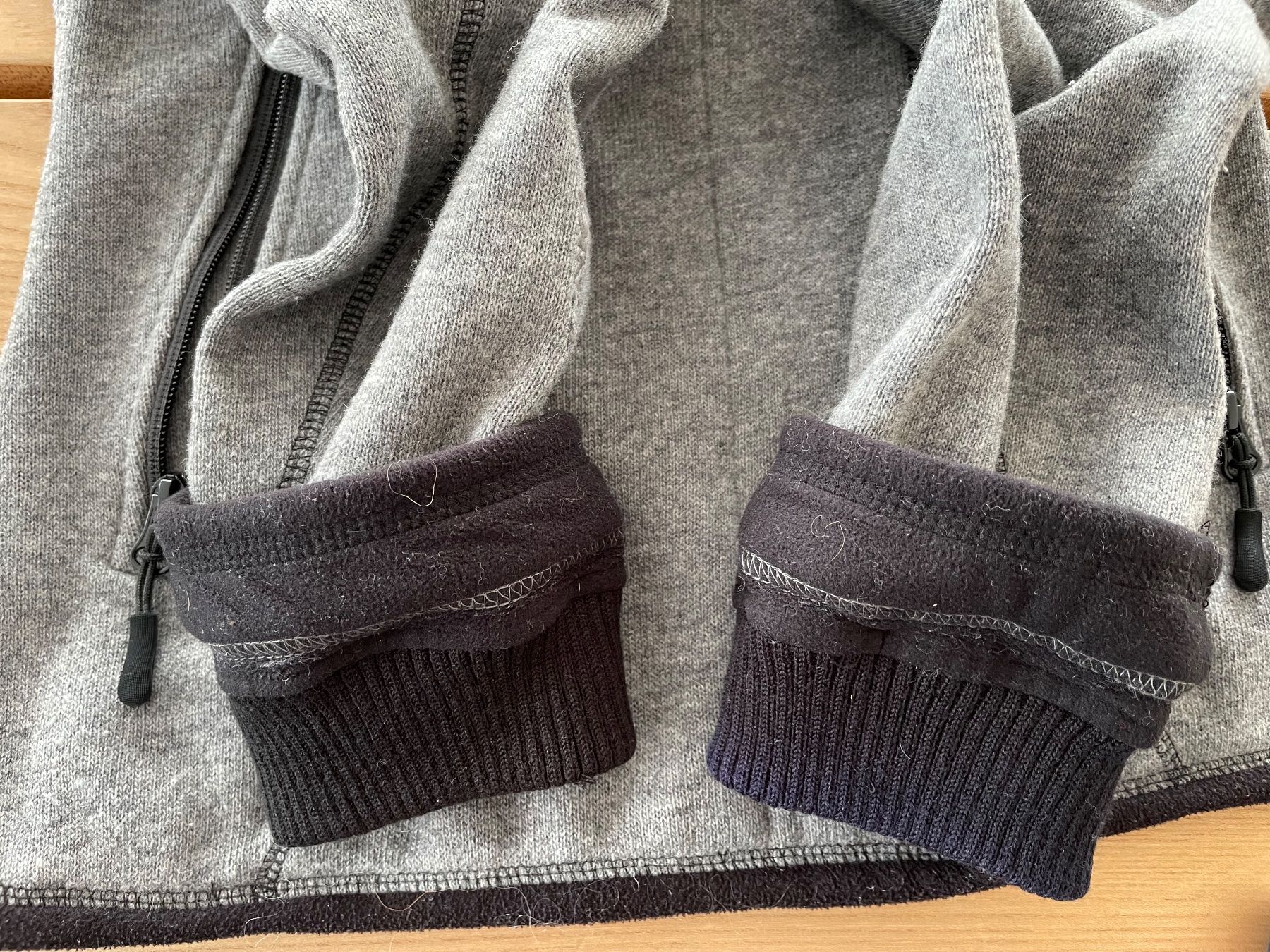 Tatonka Giacche: Tatonka Strickfleece-Jacke mit Wolle, Gr. 38, windabweisend – Usato da Bichwil venduto da loft204 5