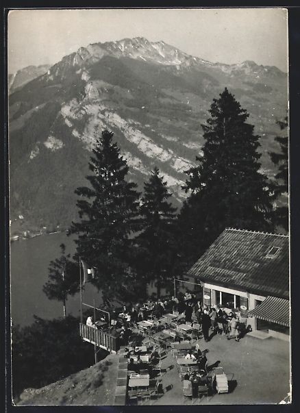 Cartes postales: Filzbach /Glarus, Cafe Kerenzer Berghus – D'occasion à Berlin par bartko-reher