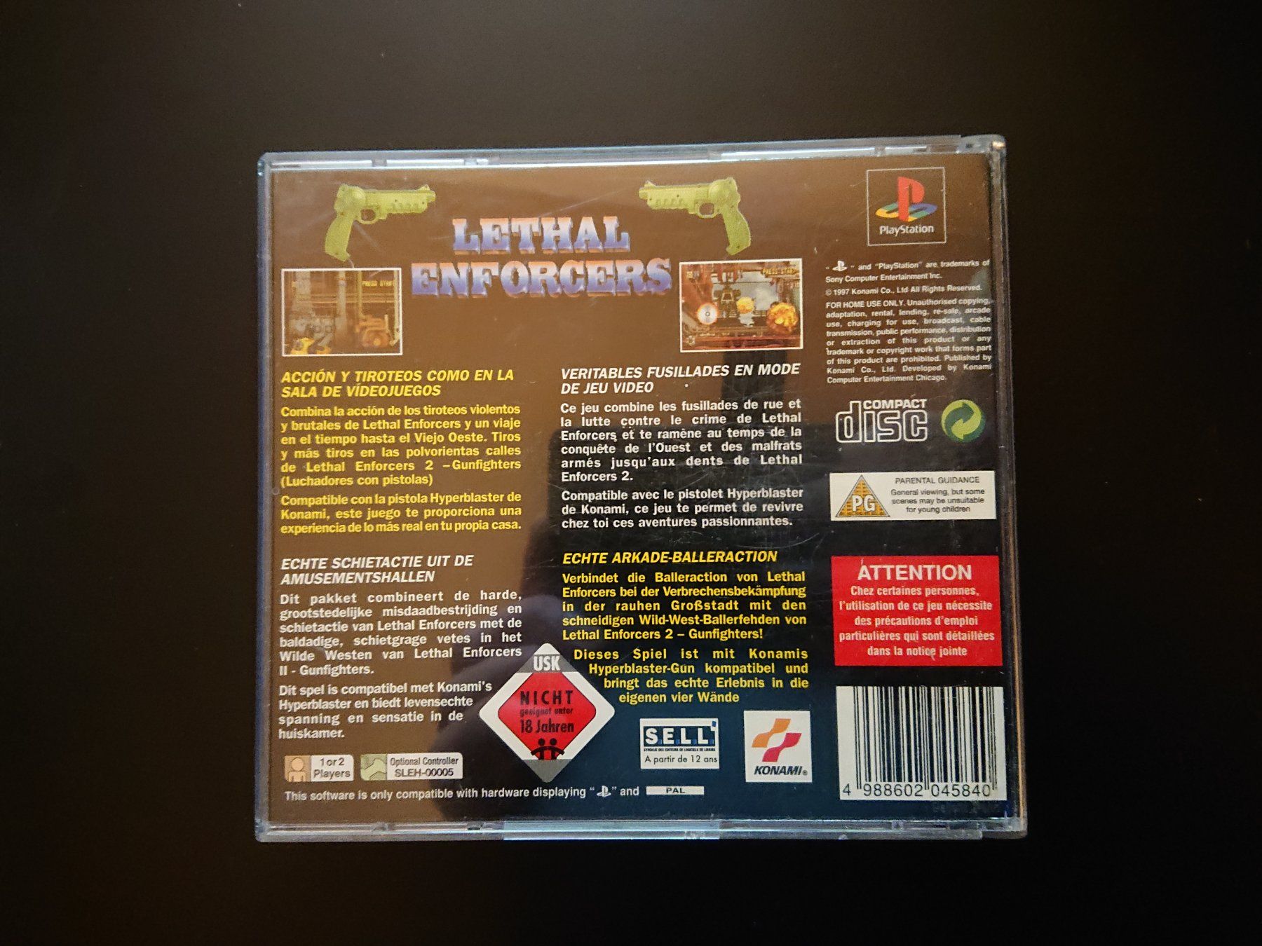 Giochi: Playstation 1 PS1 - Lethal Enforcers - Deutsch - CIB – Usato da Liestal venduto da LukiTrade 4