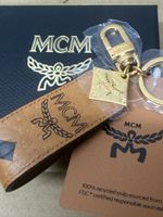 MCMSchlüsselanhänger Leder braun neu mit Box