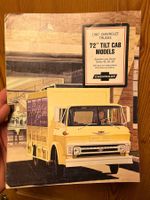 1967 CHEVROLET TRUCK WERBE PROSPEKT ORIGINAL USA