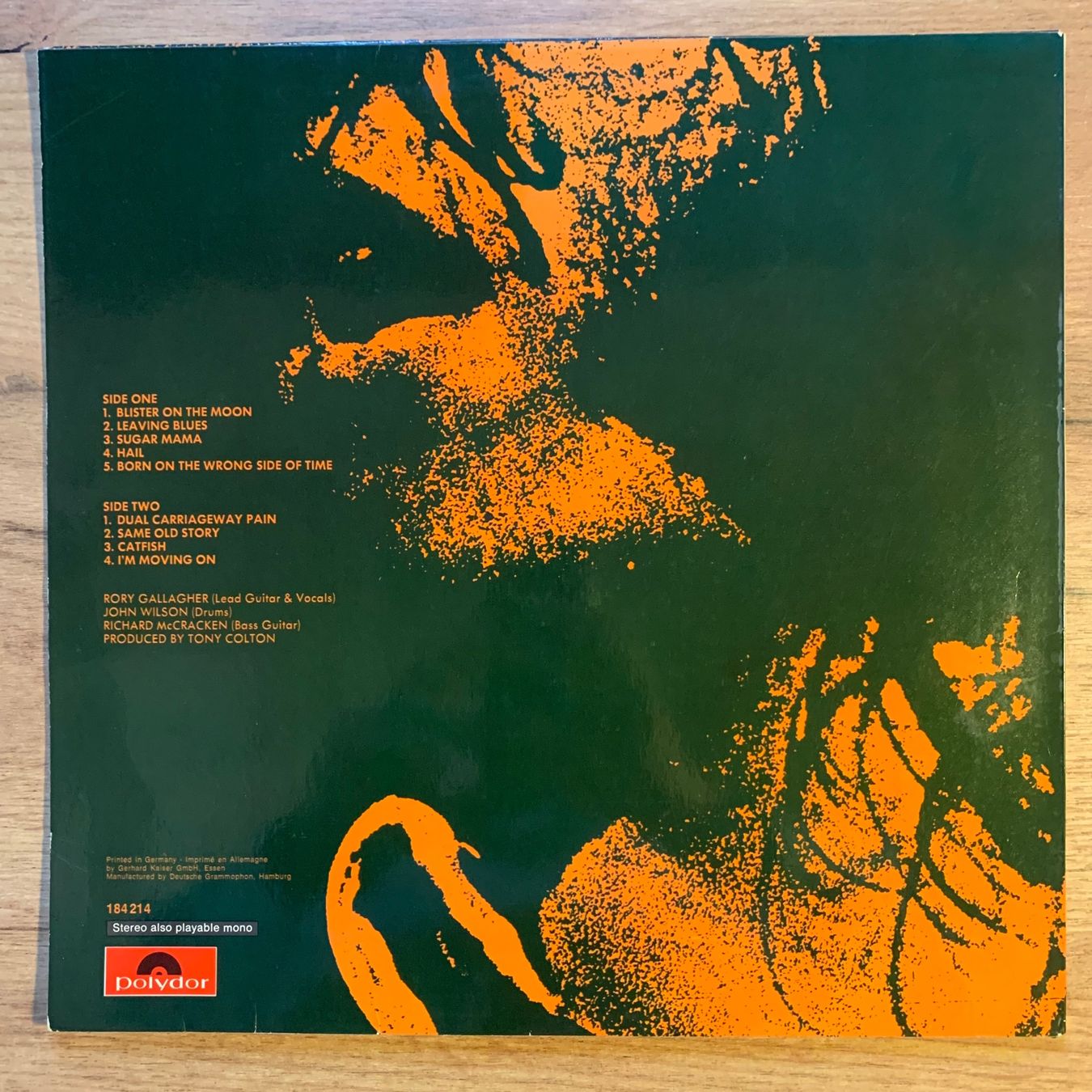 Dischi in vinile: TASTE - TASTE...OG GER 1969...EX/VG – Usato da Gals venduto da Diskopatshop 1