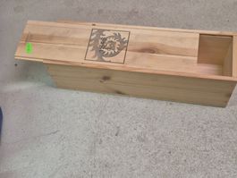 Weinkiste 1er mit Schiebedeckel 41x12x12.5cm