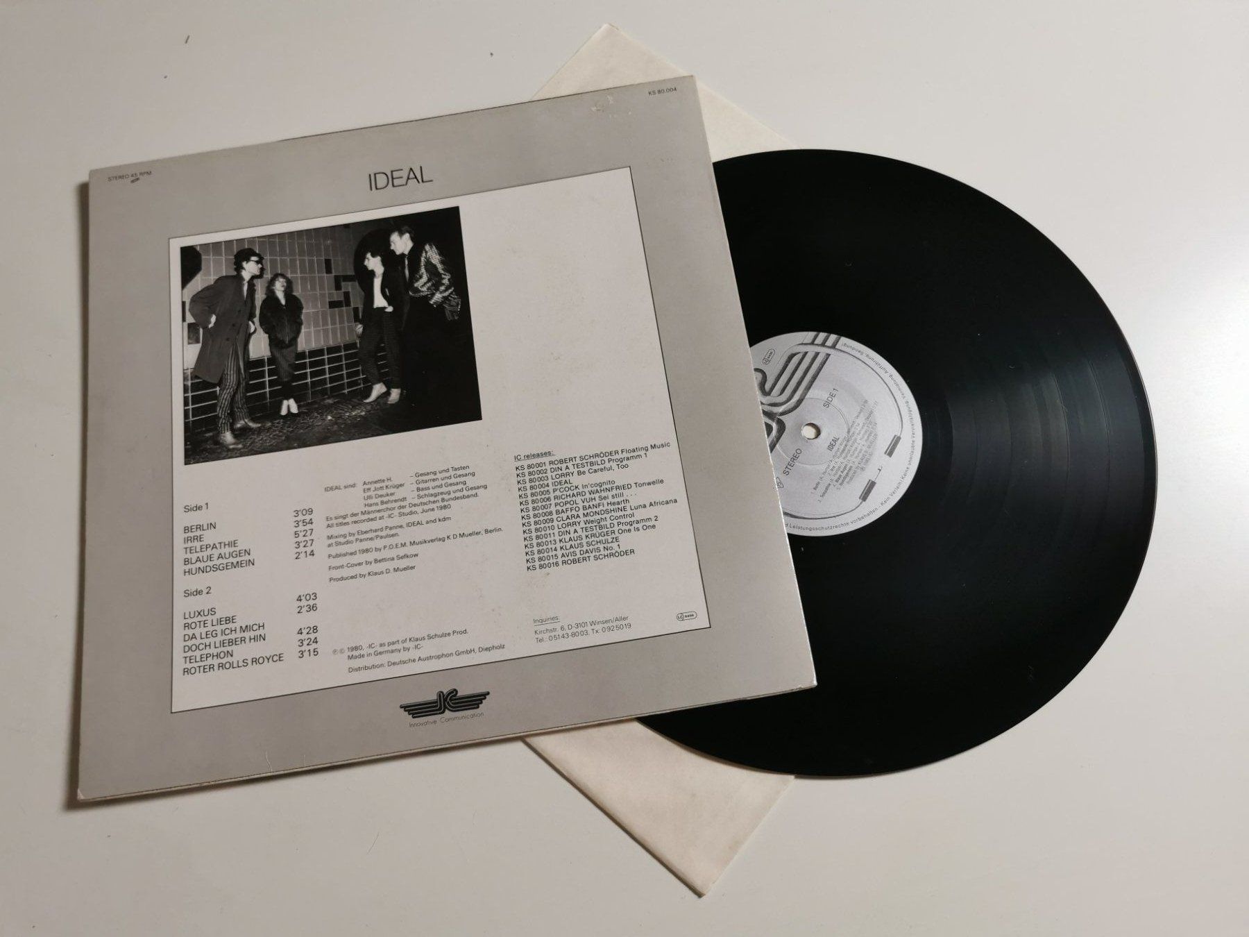 Schallplatten: IDEAL - SELF TITLED – Gebraucht aus Grafenried von House-of-Oldies 1