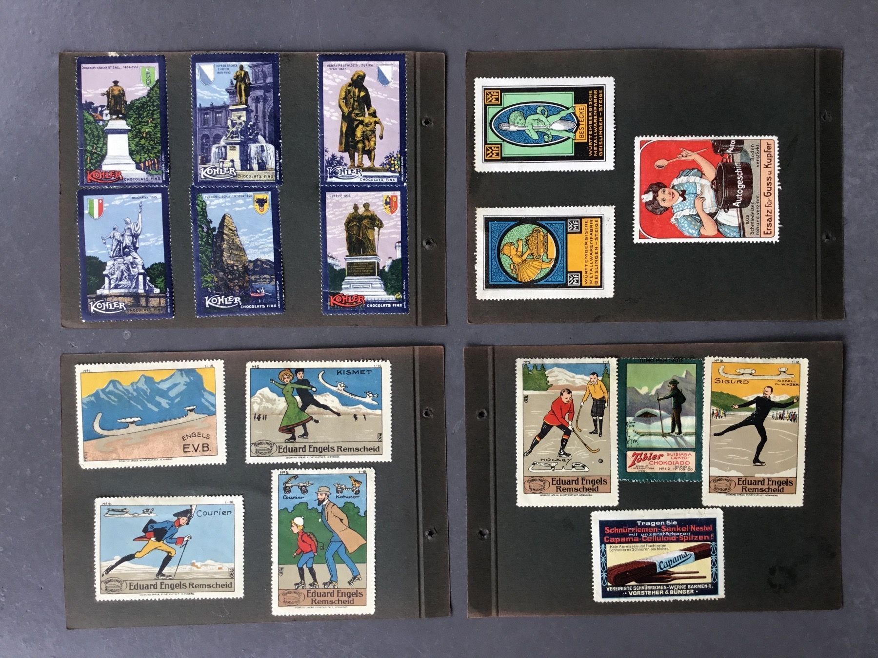 Tutti i francobolli: Reklamemarken / Werbemarken-Album antik – Usato da Eggersriet venduto da Wiese61 4