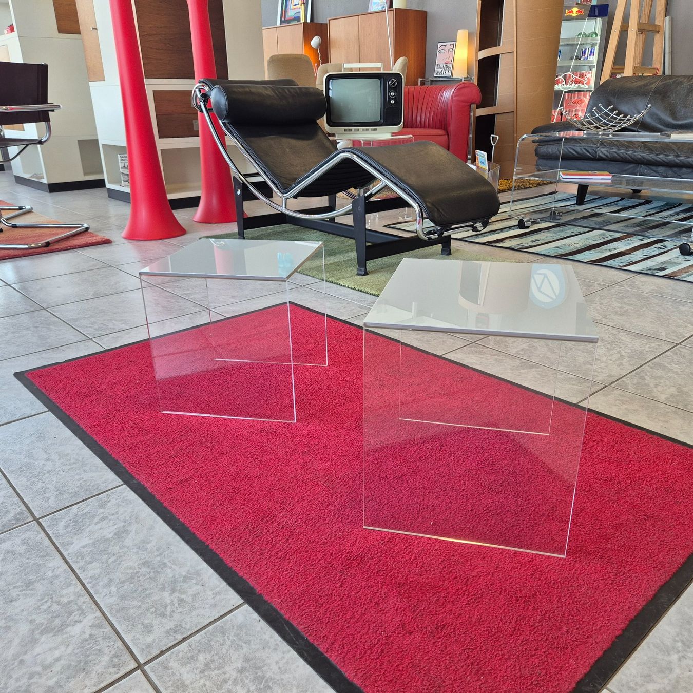 Tavoli: 2 Stk. Plexiglas Beistelltisch Coffee-Table Acryl Satztisch – Usato da Nottwil venduto da Wondewa-Shop 7