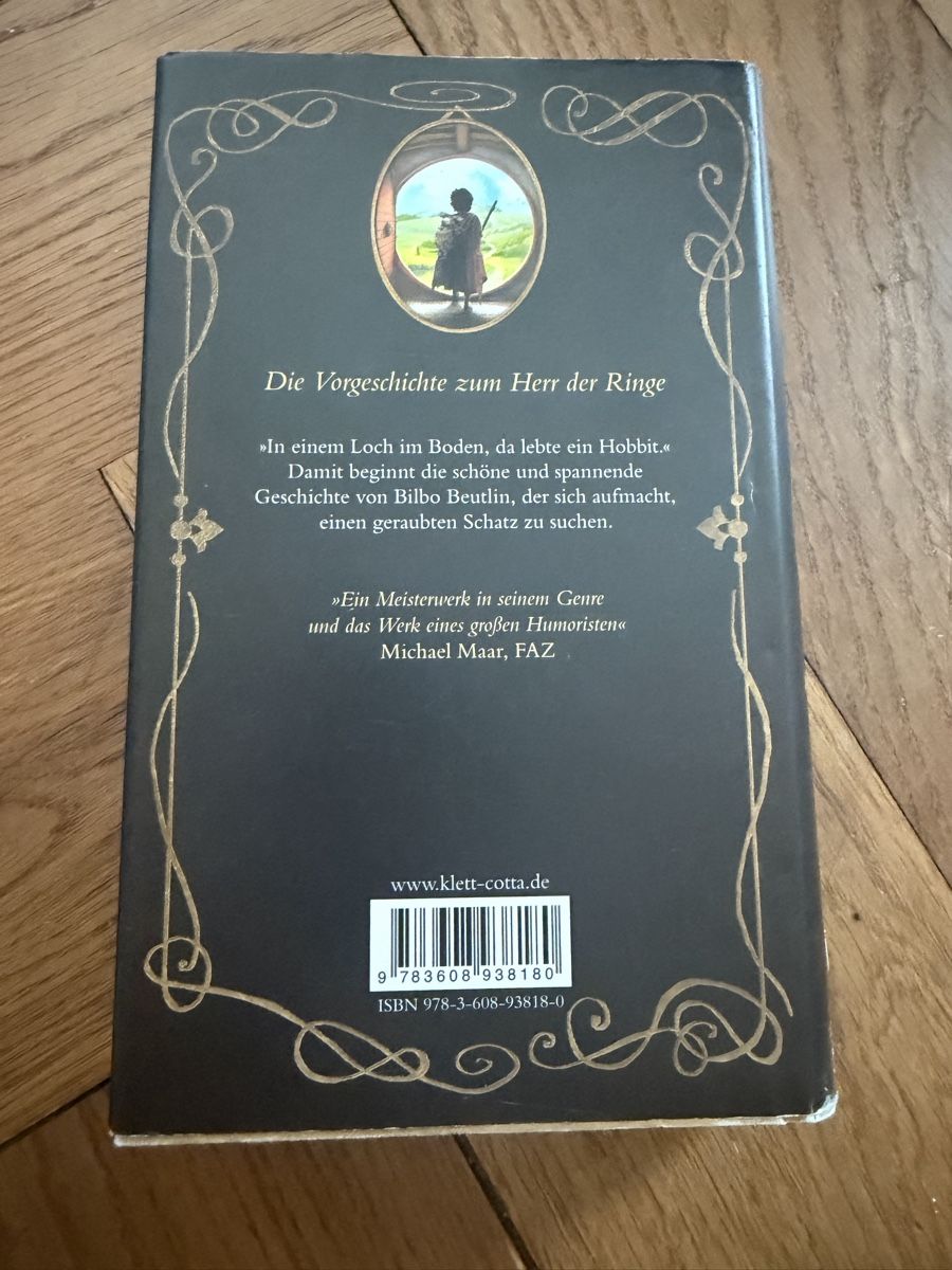 Bücher: Buch Der Hobbit J.R.R. Tolkien – Gebraucht aus Zürich von chi_9dfb 1