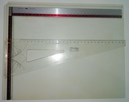 Zeichenbrett Marabu mit Lineal und Winkelmass W4 DBGM