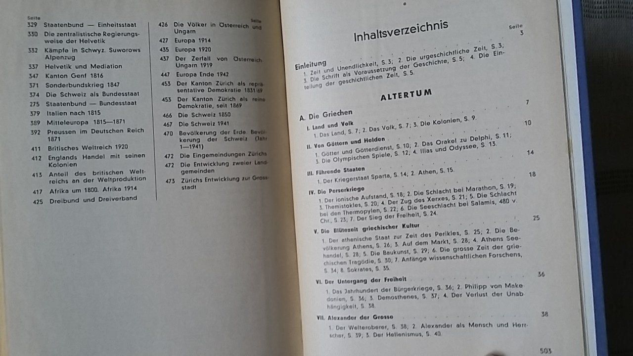 Libri: Welt- & Schweizergeschichte, 1.Aufl.1951 – Usato da Zollikerberg venduto da Dogon 2