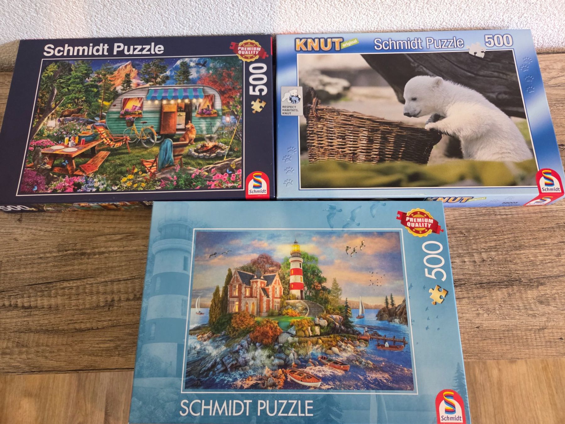 Puzzle: 3x Puzzle 500-teilig – Usato da Abtwil SG venduto da sel_cjf8