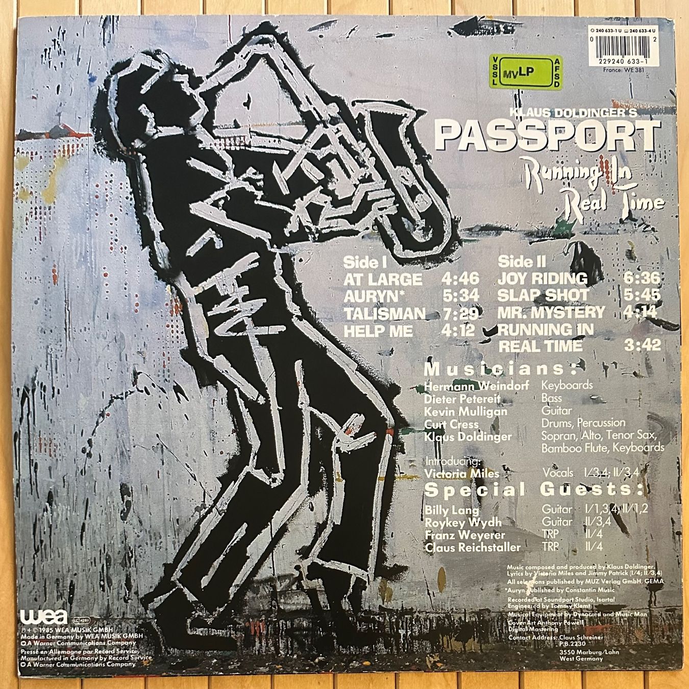 Dischi in vinile: LP - Passport - Running In Real Time – Usato da Breganzona venduto da Onairda75 1