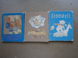 3 kleine, alte Kinderbücher