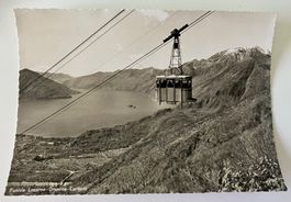 Vintage Ansichtskarte Funivia Locarno Orselina Cardada