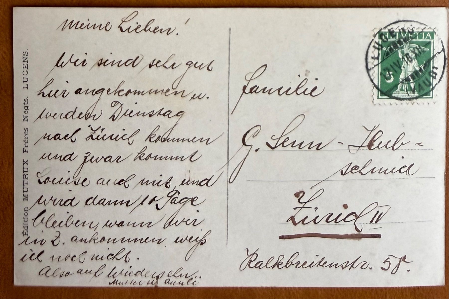 Cartoline postali: Lucens - Le château 1916 – Usato da Lutry venduto da Ediego 1