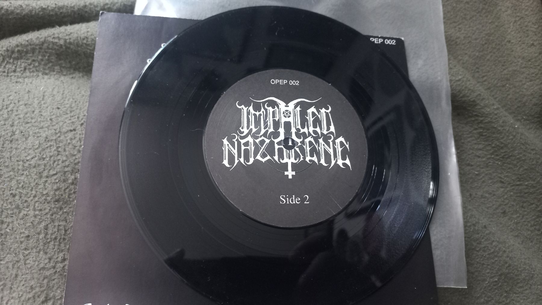 Dischi in vinile: Profanatica-As Tears...7" Single MISPRINT Vers. BLACK METAL  – Usato da Olten venduto da Donatello1984 2