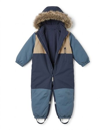 Kinder Schneeanzug navy/beige Gr. 98