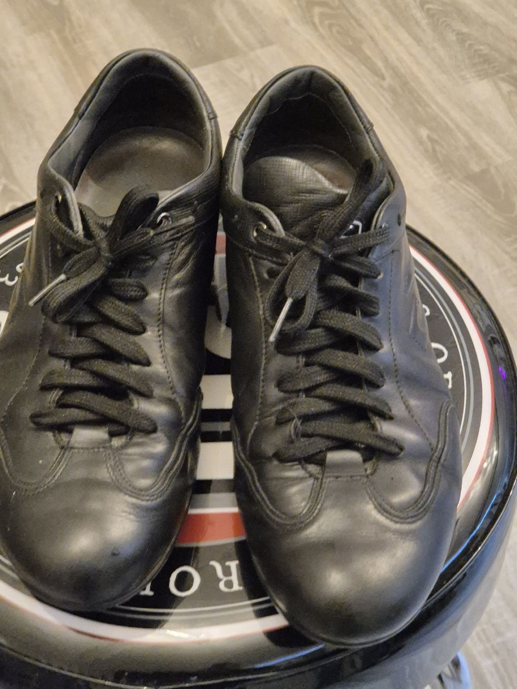 Scarpe da uomo: Alberto Guardiani Baskets Sport, Cuir Noir, Taille 41 – Usato da Chevenez venduto da Pippomy 2