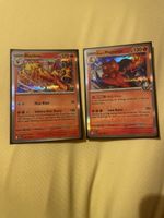 Blaziken 042/182 Holo und Ethan‘s Magcargo 036/182 Holo