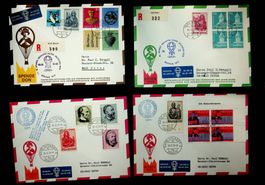 SUISSE POSTE AÉRIENNE 4 LETTRES BALLON  1972-1974 /U127