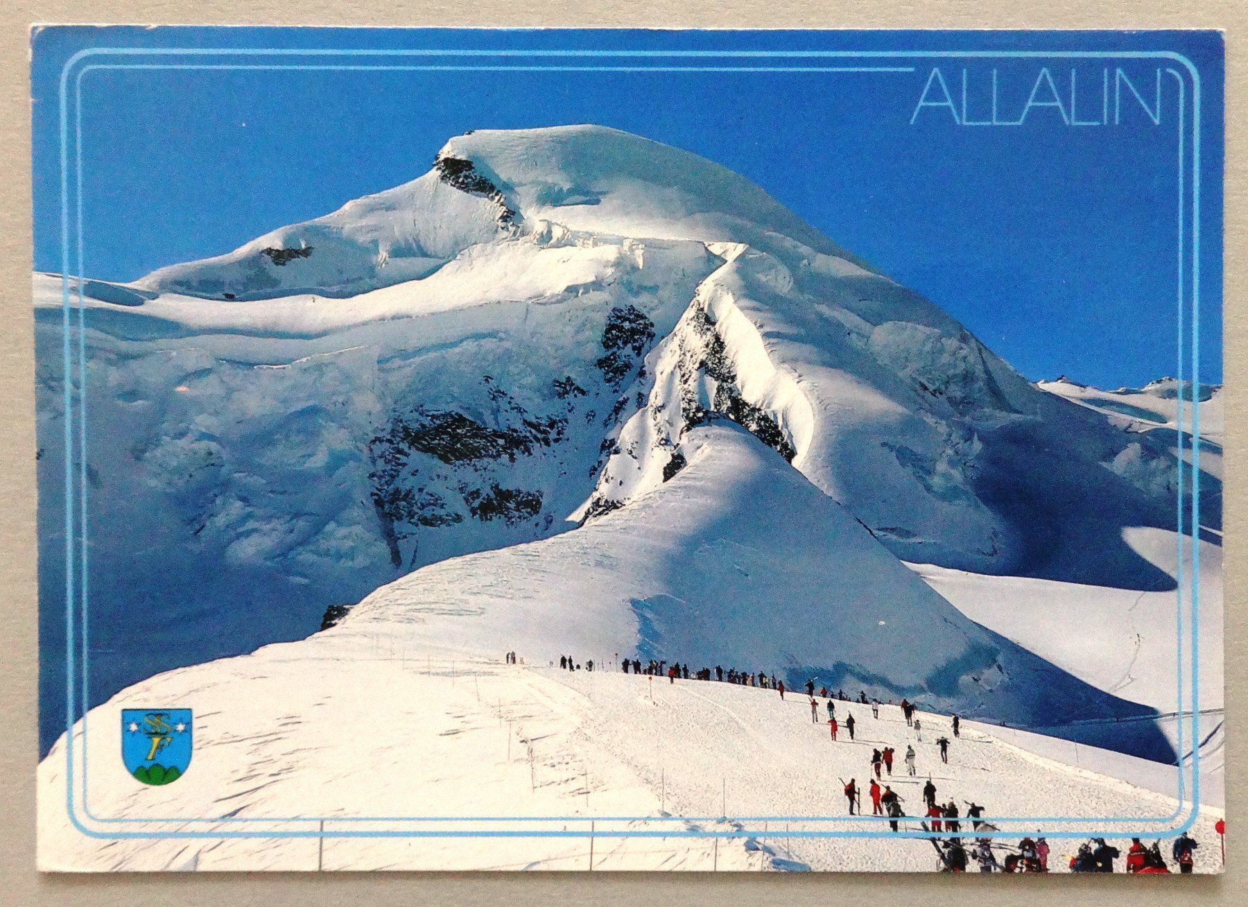Ansichtskarten: Allalin 4027 m im Saas-Tal – Gebraucht aus Fétigny von Billy2miny