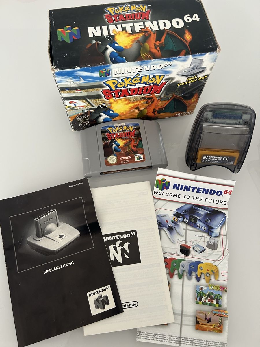 Nintendo Giochi: Pokemon Stadium incl.Transfer Pak N 64 – Usato da Oftringen venduto da Breza22 7