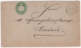 25 Rp. Tübli von WOLLISHOFEN mit ABART versch. Wertstempel