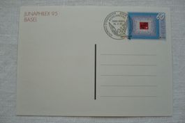 1995 ET JUNAPHILEX 95, Basel (Ganzsache)