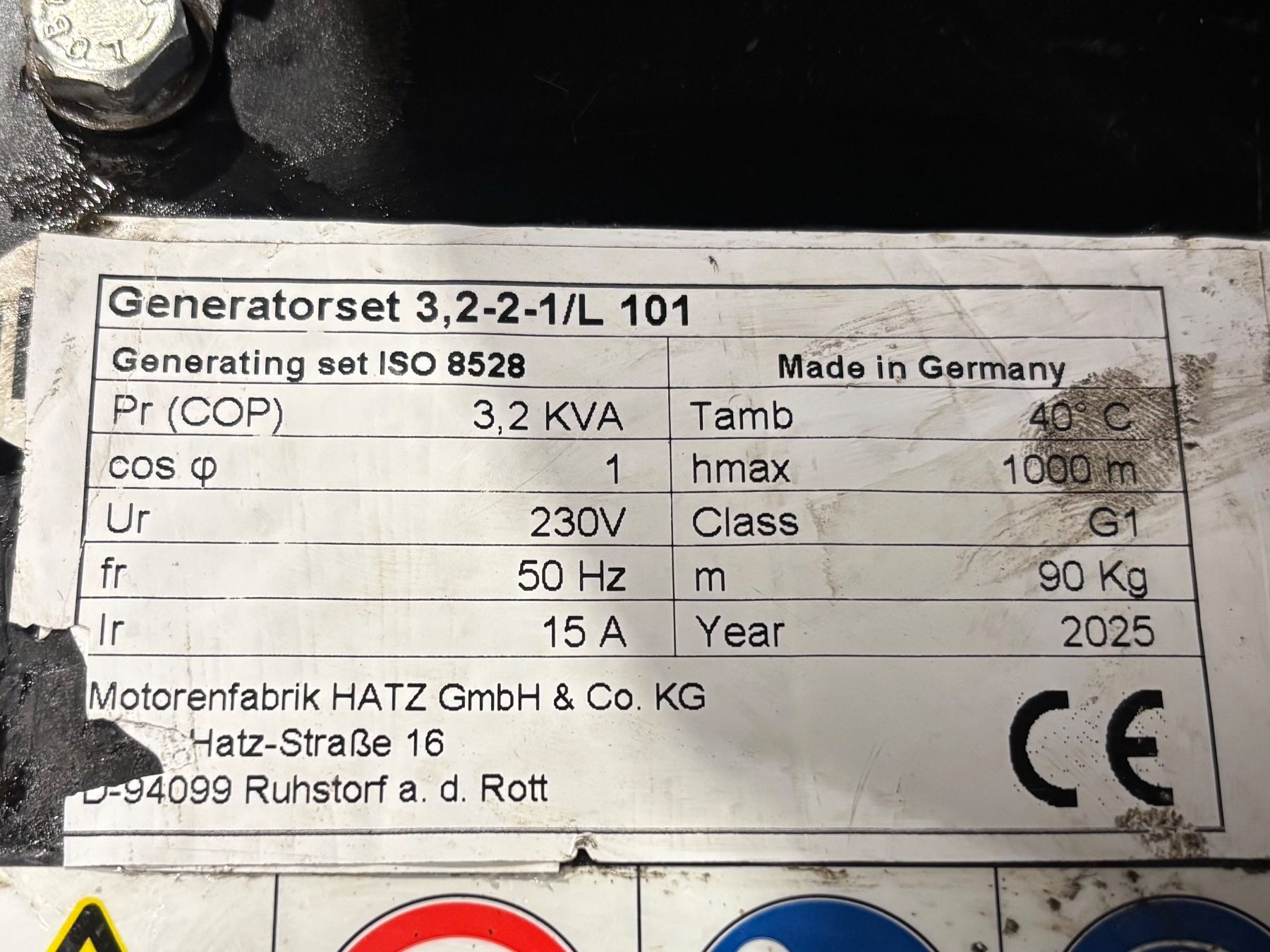 Generatori di corrente: Notstromagregat Hatz Diesel – Usato da Grono venduto da Alpina6537 8
