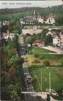 Karte Zürich (Waldhaus Dolder mit Dolderbahn1910)