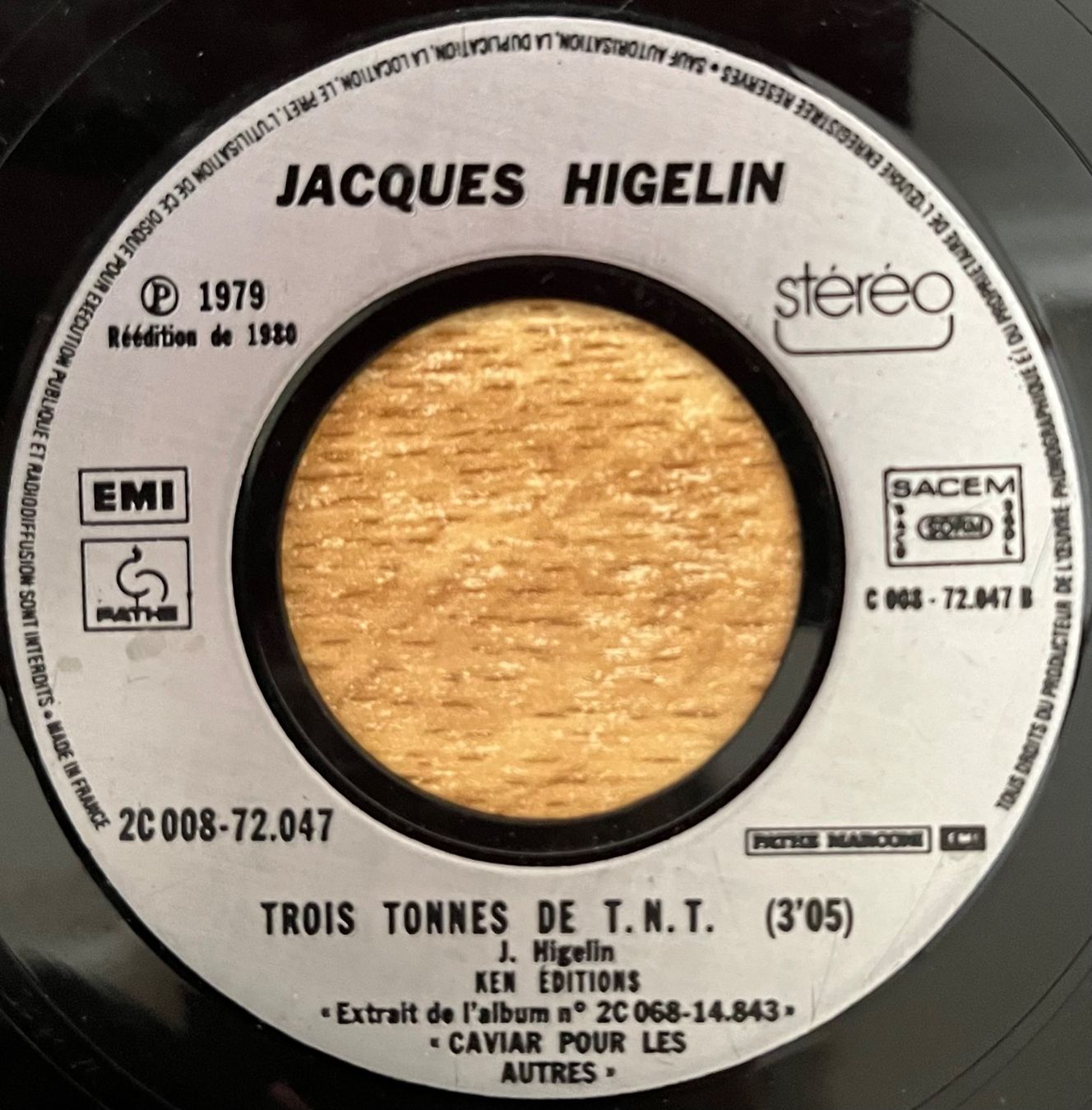 Dischi in vinile: HIGELIN - CHAMPAGNE – Usato da Bussigny venduto da vinyl-pas-cher 3