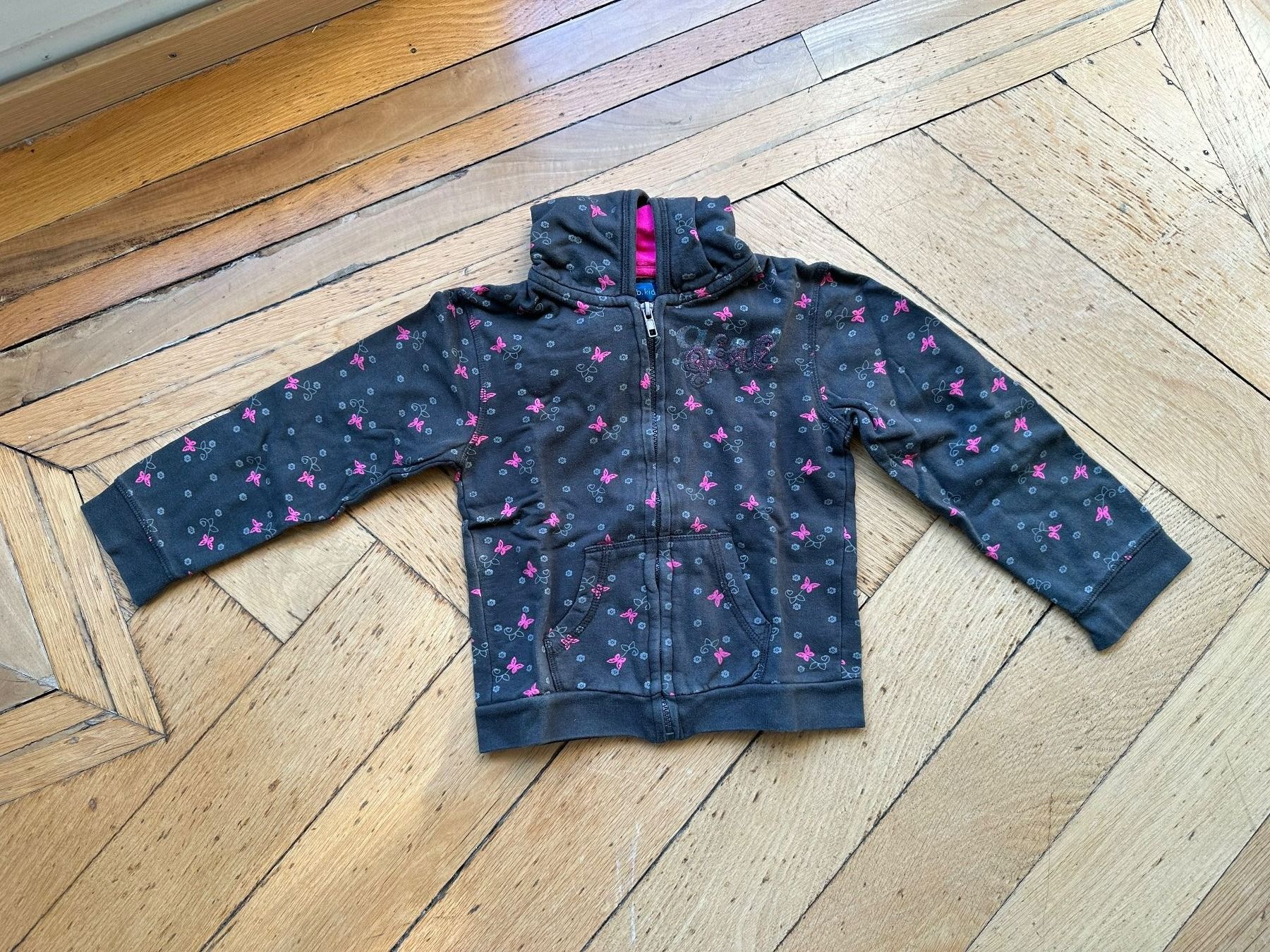 Jacken & Mäntel: Mädchen Sweatjacke von e.b. kids Grösse 122 – Gebraucht aus Zuerich von Tozde 2
