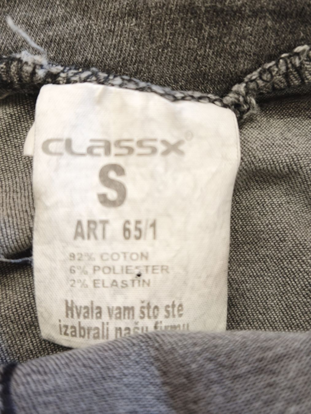 Röcke: Rock CLASSX grau Grösse S Denim mit Zipp – Gebraucht aus Emmetten von SecondhandSiska 1