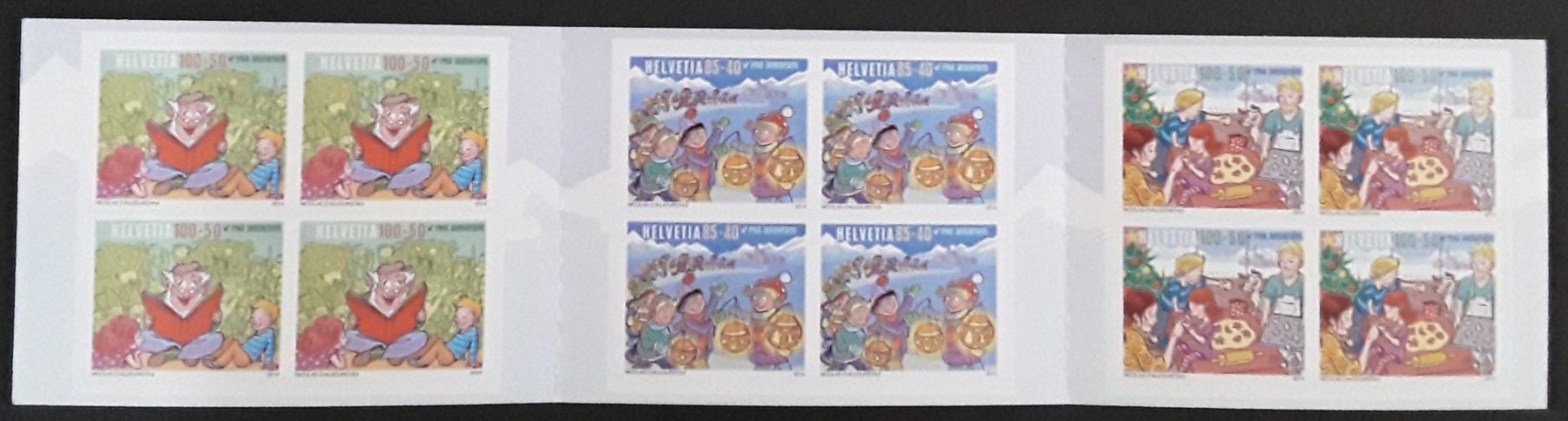 Tutti i francobolli: 2014: Markenheftchen PJ Nr.63 mit 8x100/4x085 ** – Usato da Walperswil venduto da Tcheidi