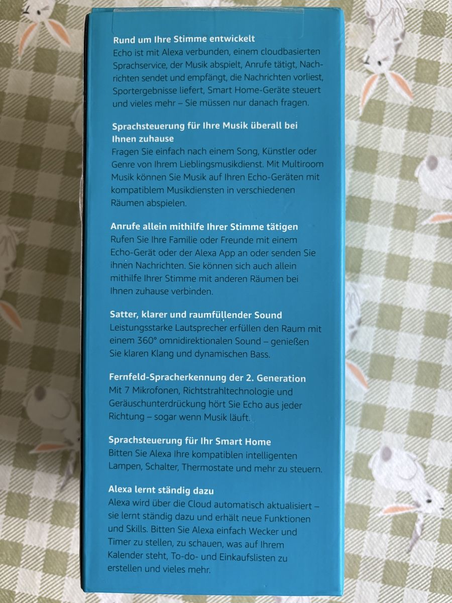 Amazon Haut-parleurs: Amazon Echo (2. Generation), nussbaum – Neuf avec emballage d'origine à Jona par WaJaggi 2
