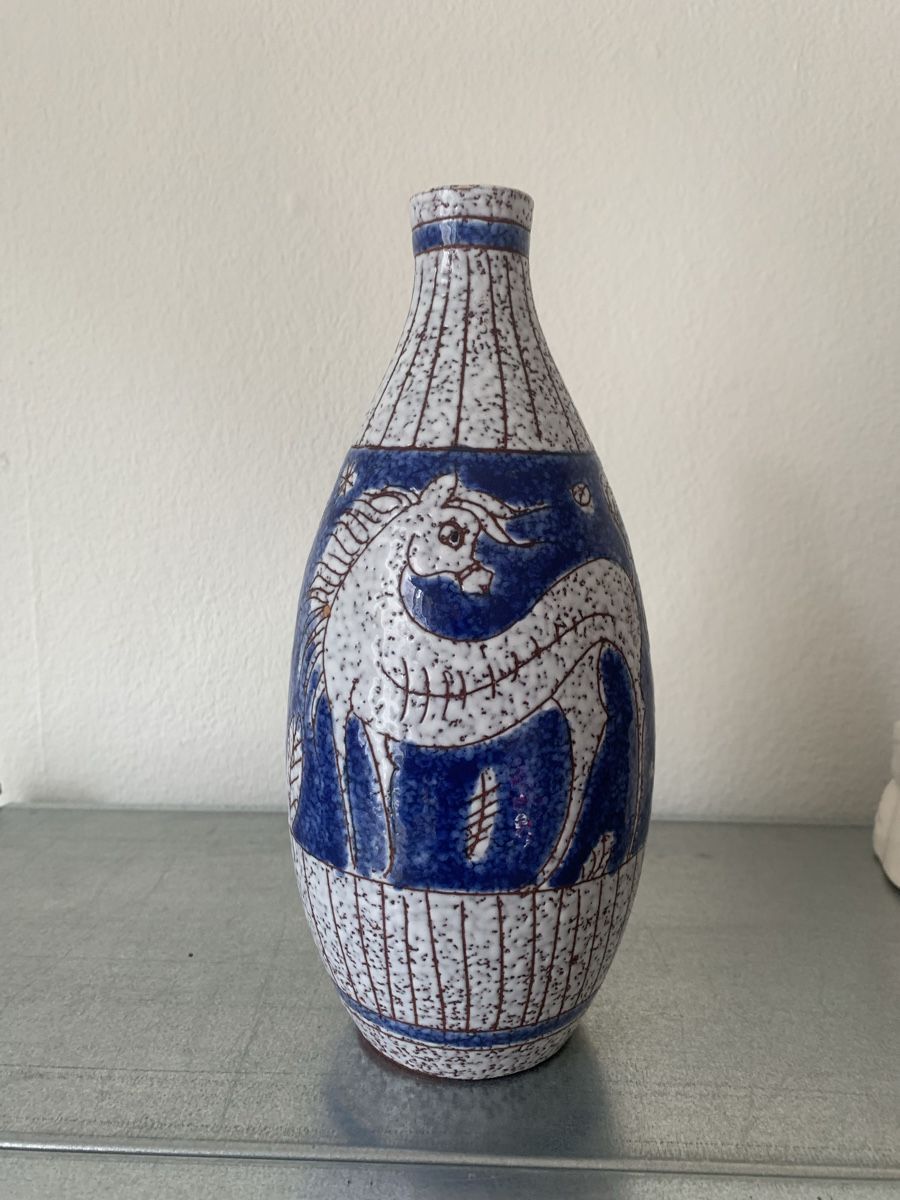 Vasi & Recipienti: Sgraffito vase fratelli Fanciullacci – Usato da Basel venduto da Amechan. 5