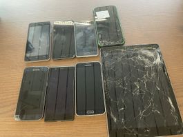 Defekte Handys, zT frei zT Tot, zT iCloud gesperrt defekt