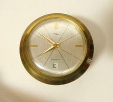Imhof Binkert Tischwecker Swiss Made 8 Day 7 Jewels