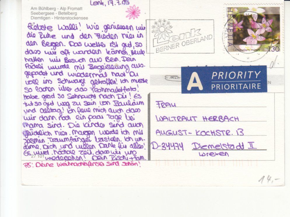 Cartoline postali: Simmental 2005 – Usato da Bürglen TG venduto da StampGraf 1