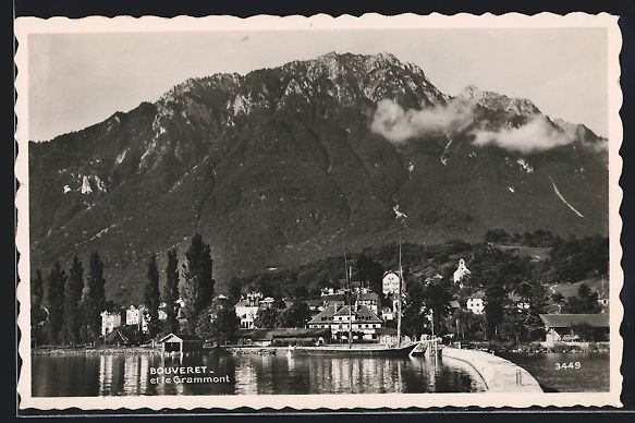 Cartoline postali: AK Bouveret, Bouveret et le Grammont – Usato da Berlin venduto da bartko-reher