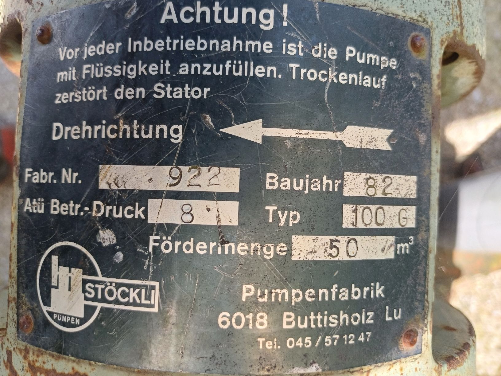 Alle Maschinen: Schneckenpumpe – Defekt aus Büren NW von Deuf 2