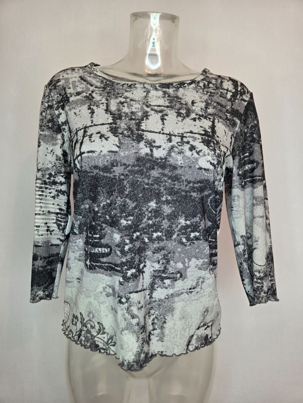 Tops: Harmony Mesh Top Strass Gr. M – Gebraucht aus Bern von -Aniko-