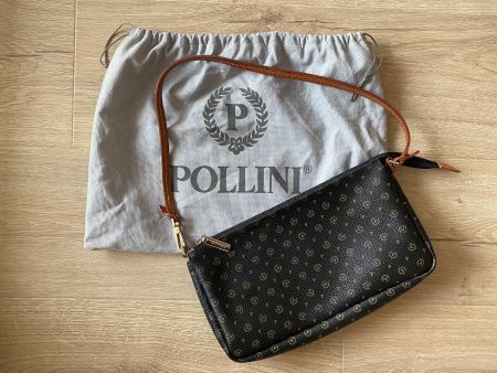 Pochette Pollini monogramma con dust bag originale